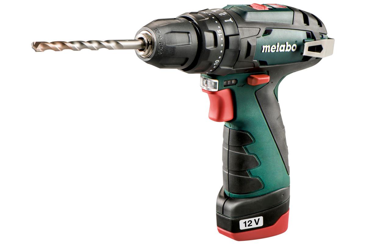 Аккумуляторная ударная дрель Metabo PowerMaxx SB Basic Пластиковый кофр (600385950)