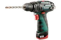 Аккумуляторная ударная дрель Metabo PowerMaxx SB Basic Пластиковый кофр (600385950)