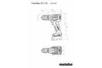 Аккумуляторная ударная дрель Metabo PowerMaxx SB 12 BL Картонная коробка (601077890)