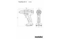 Аккумуляторная дрель-шуруповерт Metabo PowerMaxx BS 12 Картонная коробка (601036890)
