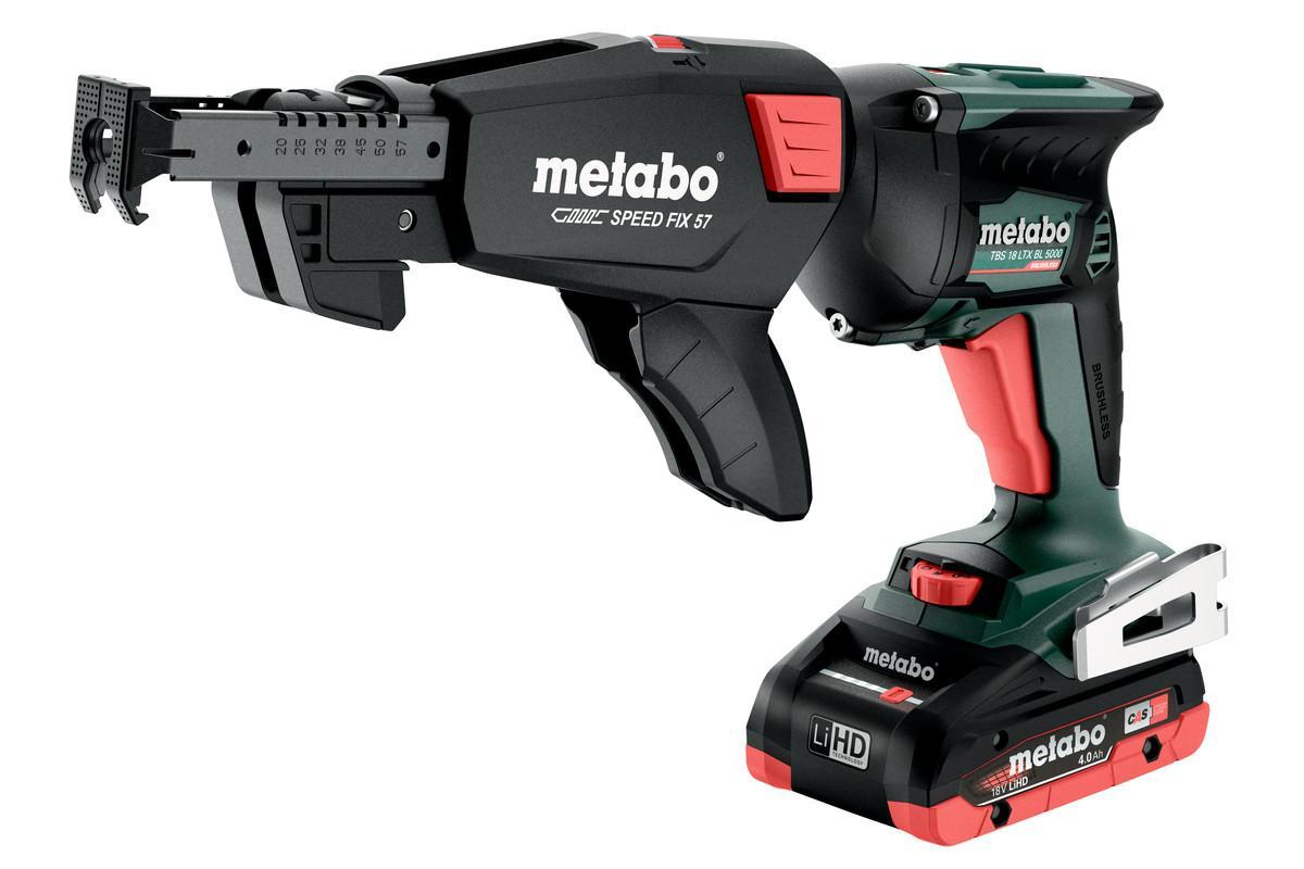 Аккумуляторный шуруповерт для гипсокартона Metabo TBS 18 LTX BL 5000 metaBOX 145 L (620063540)