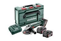 Аккумуляторная болгарка Metabo W 18 L 9-125 Quick Set metaBOX 165 L (602249960)