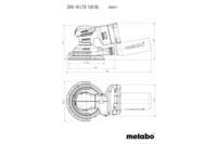 Аккумуляторная эксцентриковая шлифовочная машина Metabo SXA 18 LTX 150 BL metaBOX 215 (600411840)