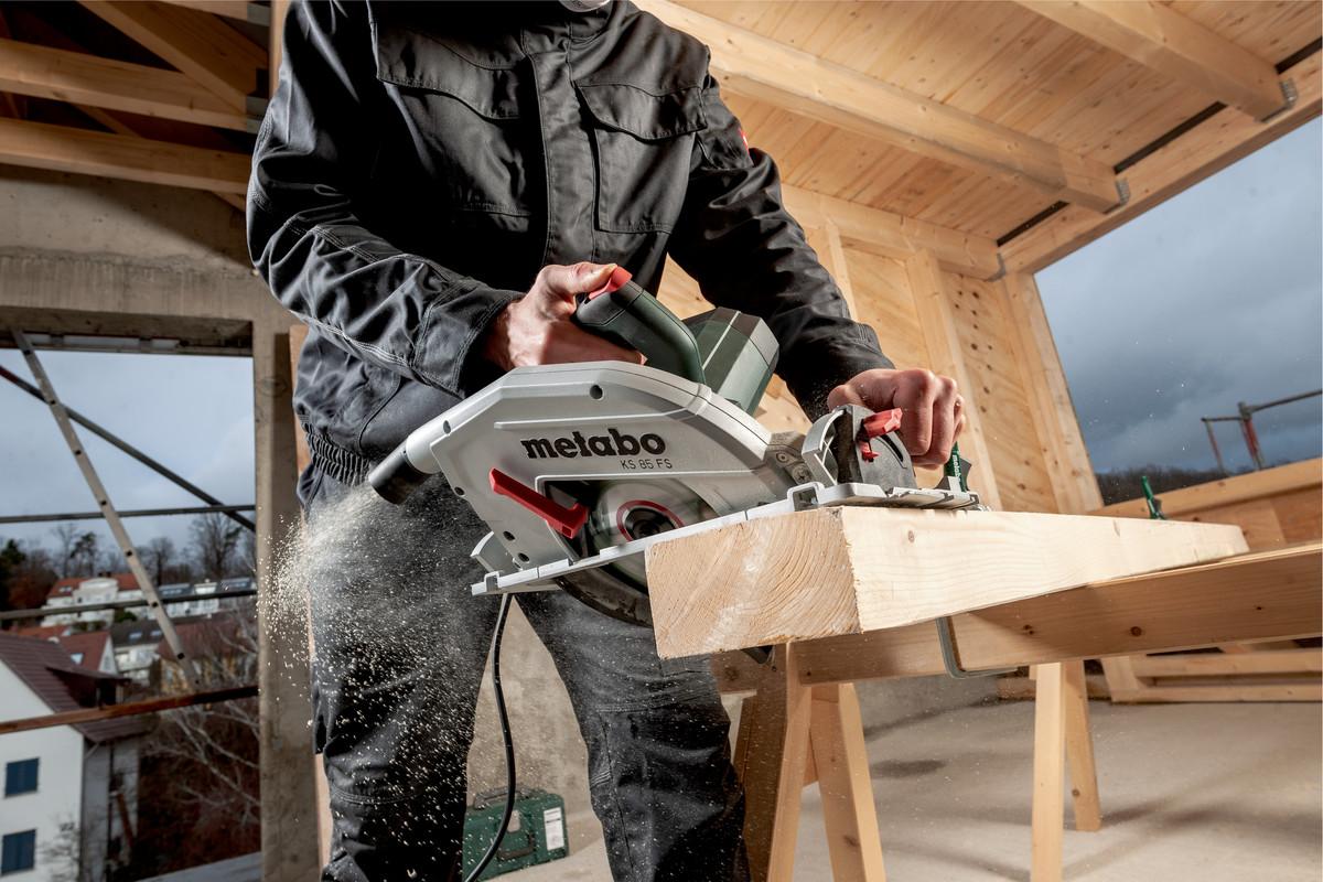 Ручная дисковая пила Metabo KS 85 FS Пластиковый кофр (601085500)