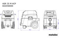 Универсальный пылесос Metabo ASR 35 M ACP Картонная коробка (602058380)