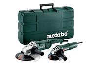 Комплект инструментов, которые работают от электросети Metabo Combo Set WE 2200-230 + W 750-125 Пластиковый кофр (685172500)
