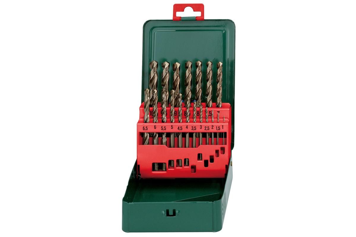 Набор сверл по металлу Metabo HSS-CO, SP, 19 предметов (627157000)