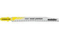 Лобзиковое полотно Metabo Clean Wood Premium T 308 BF, 5 шт (623999000)