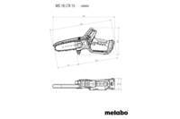 Аккумуляторная цепная пила Metabo MS 18 LTX 15 metaBOX 145 L (600856840)