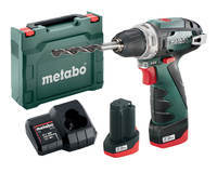 Аккумуляторная дрель-шуруповерт Metabo PowerMaxx BS Basic Пластиковый кофр (600984500)