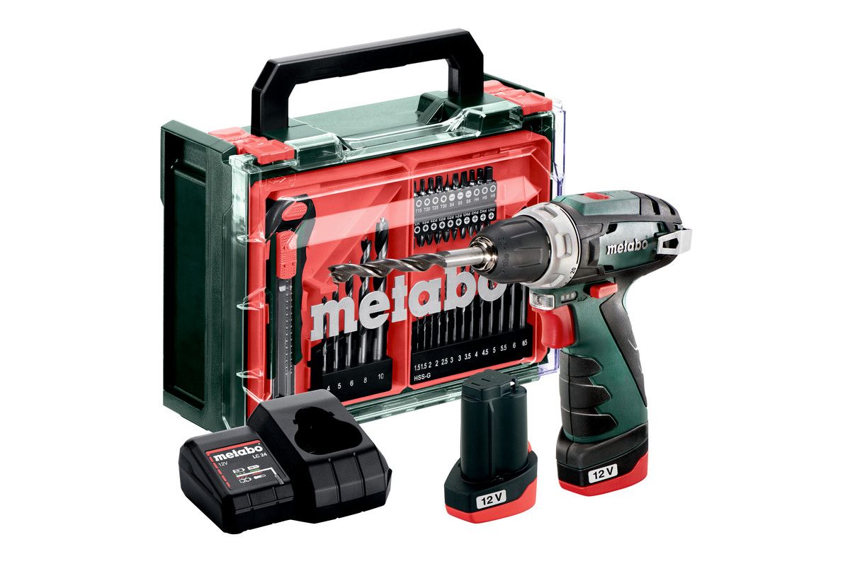 Аккумуляторная дрель-шуруповерт Metabo PowerMaxx BS Basic Set (600080710)