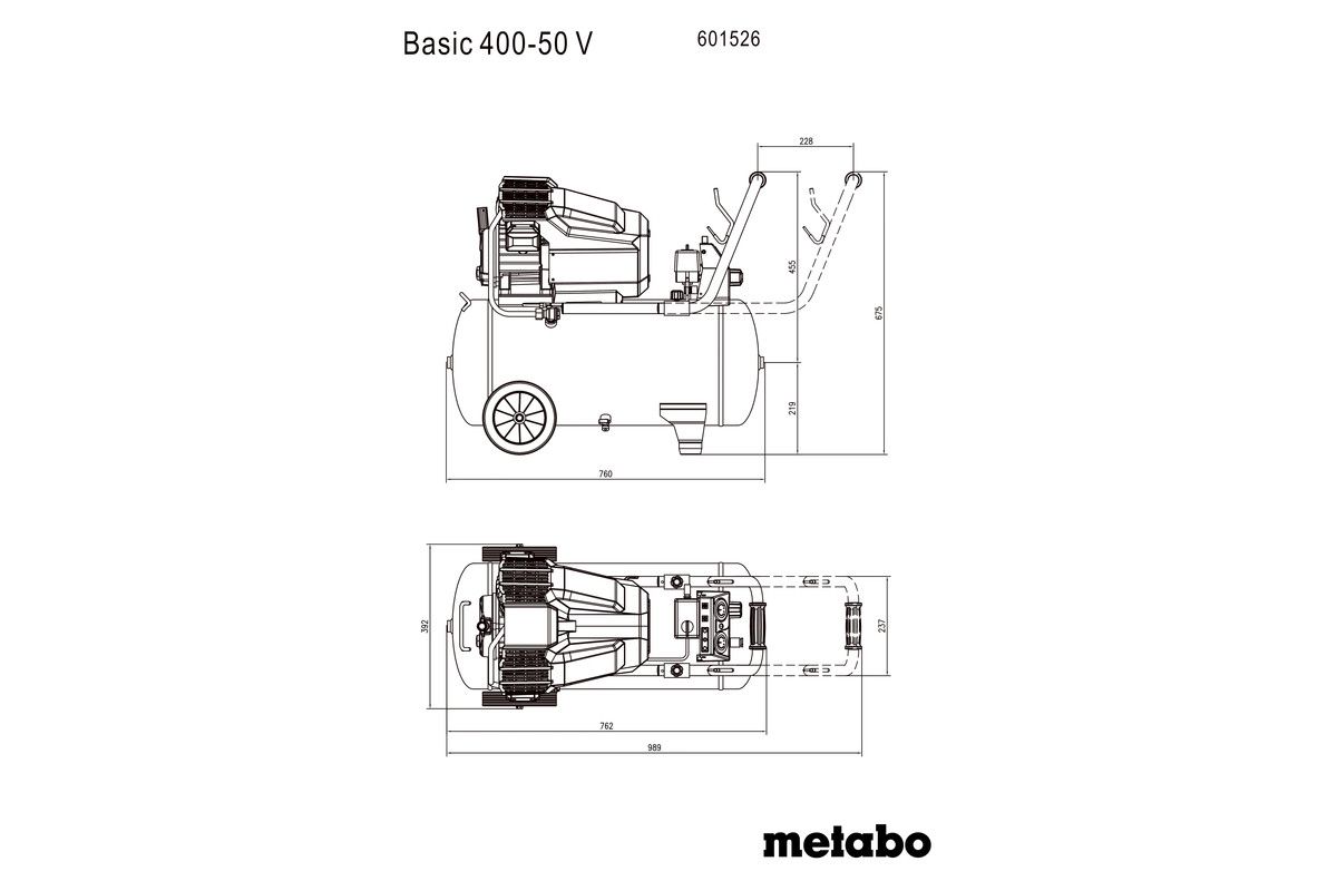 Компресор Metabo Basic 400-50 V (601526000)